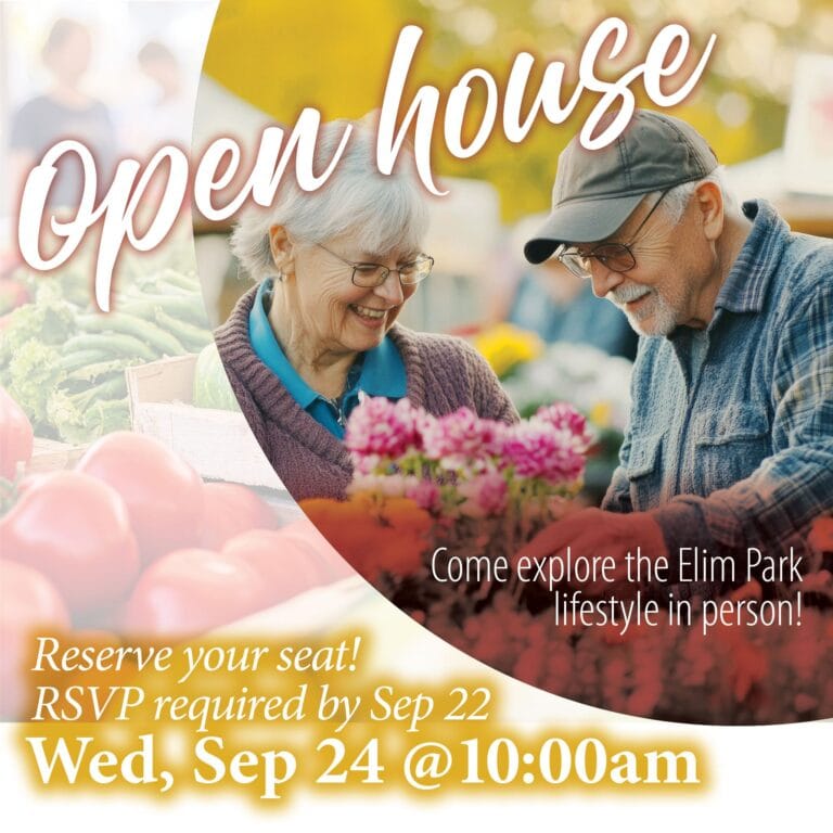 Open House for Senior Living